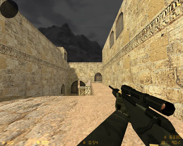 CS 1.6 «Черная версия»: черные скины оружия, темное меню, ночное небо, конфиг и стабильный запуск — скриншот 21