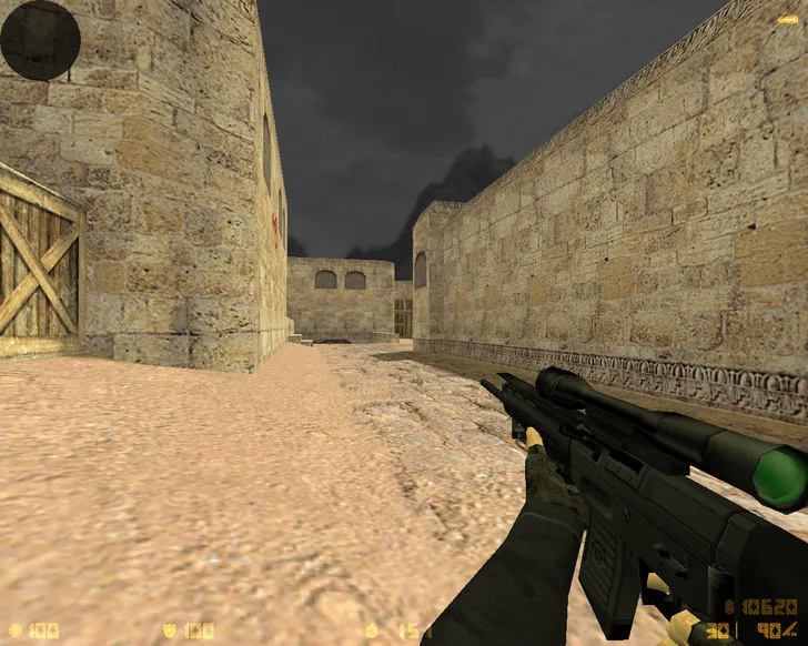 CS 1.6 «Черная версия»: черные скины оружия, темное меню, ночное небо, конфиг и стабильный запуск — скриншот 22