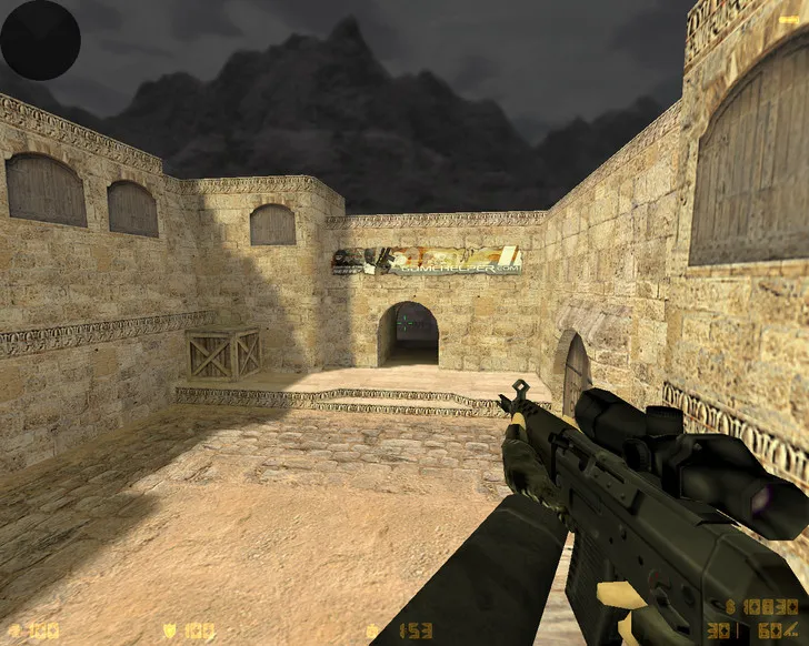 CS 1.6 «Черная версия»: черные скины оружия, темное меню, ночное небо, конфиг и стабильный запуск — скриншот 23