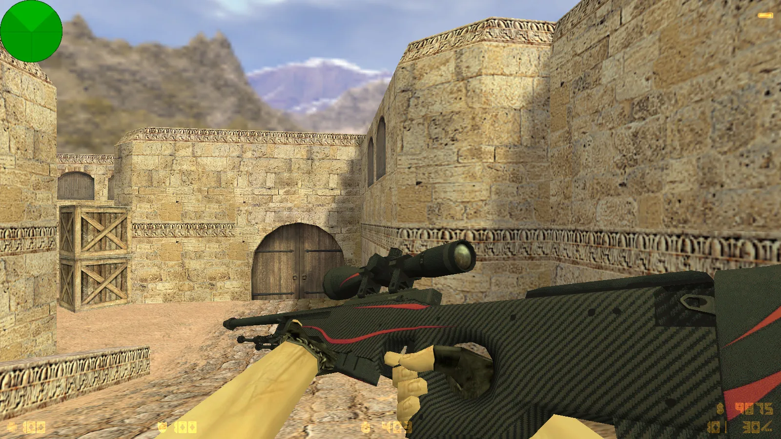 CS 1.6 от Blaze: сборка с CS2-скинами, красно-синими моделями, тёмным меню и оптимизированным конфигом — скриншот 6