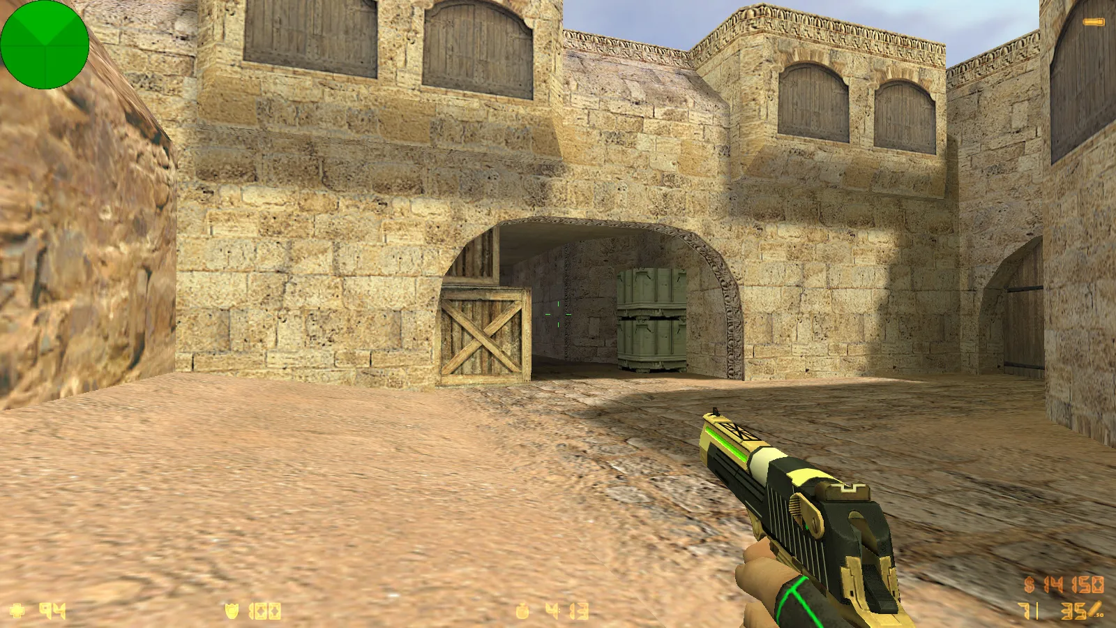 CS 1.6 Bravo — сборка с 29 золотыми моделями оружия, графикой и оптимизированным конфигом, звуками и меню — скриншот 7