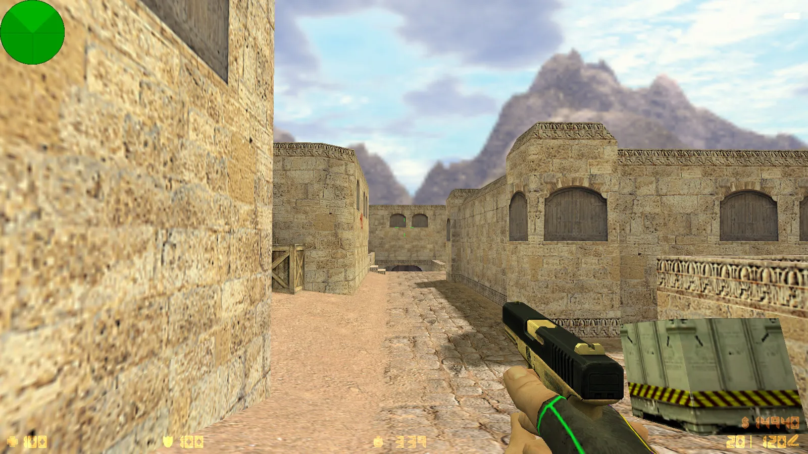 CS 1.6 Bravo — сборка с 29 золотыми моделями оружия, графикой и оптимизированным конфигом, звуками и меню — скриншот 9