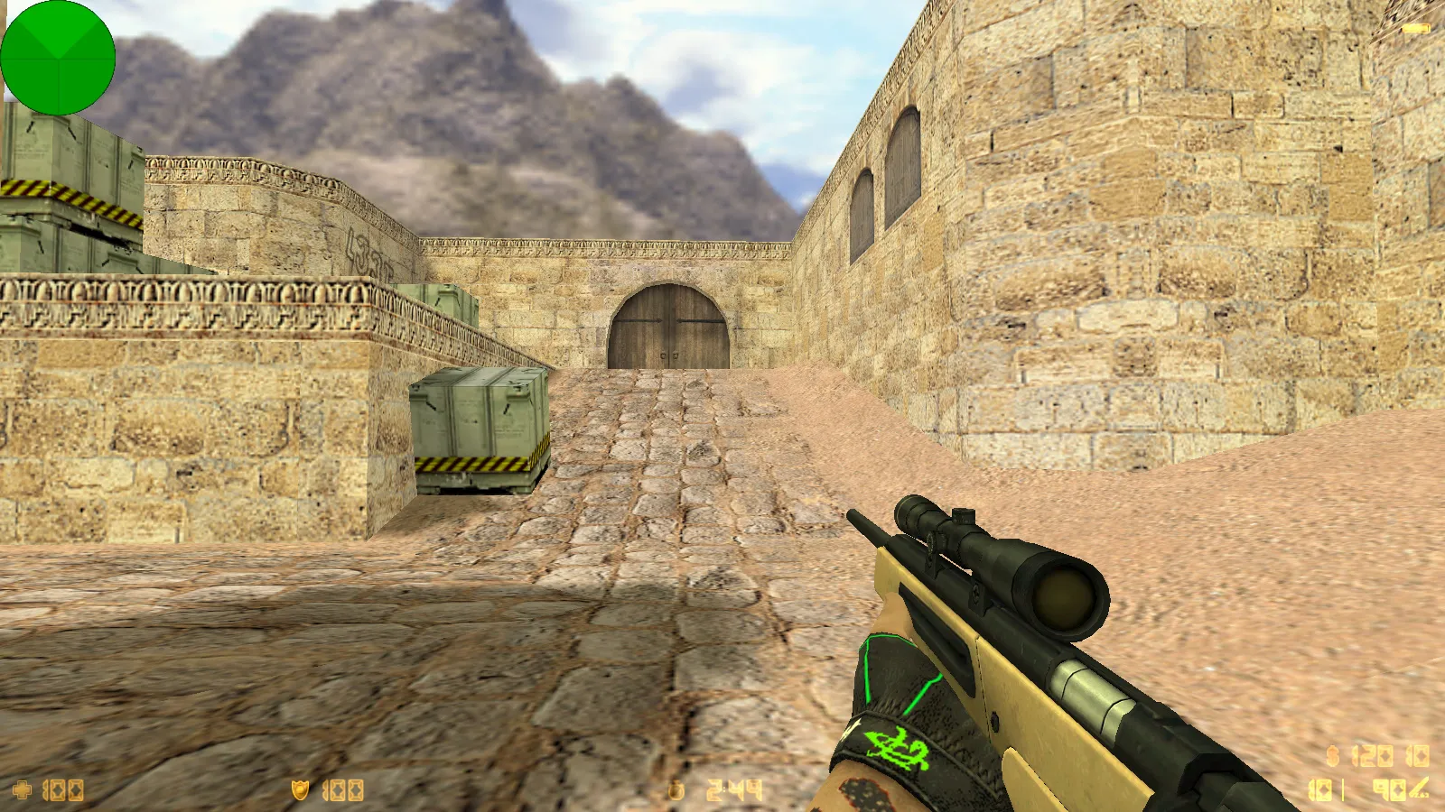 CS 1.6 Bravo — сборка с 29 золотыми моделями оружия, графикой и оптимизированным конфигом, звуками и меню — скриншот 14