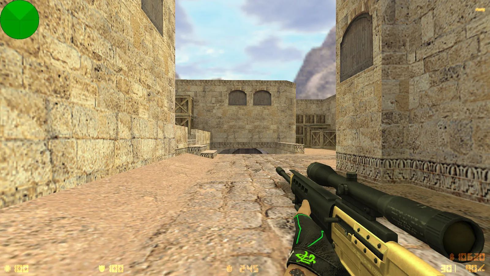 CS 1.6 Bravo — сборка с 29 золотыми моделями оружия, графикой и оптимизированным конфигом, звуками и меню — скриншот 15