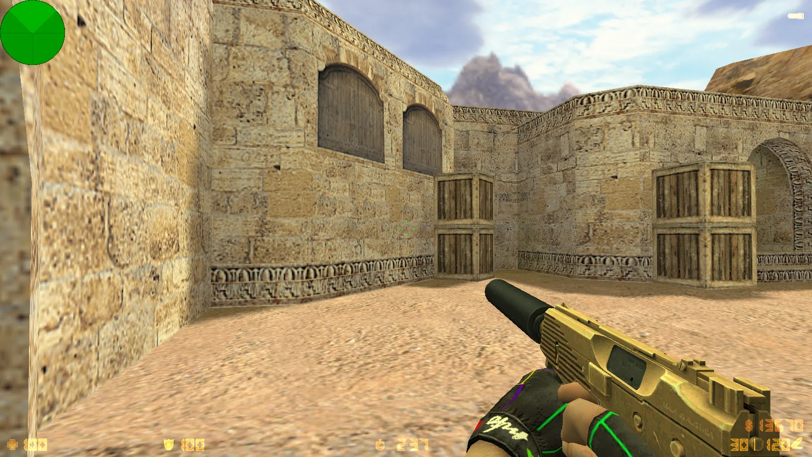 CS 1.6 Bravo — сборка с 29 золотыми моделями оружия, графикой и оптимизированным конфигом, звуками и меню — скриншот 23