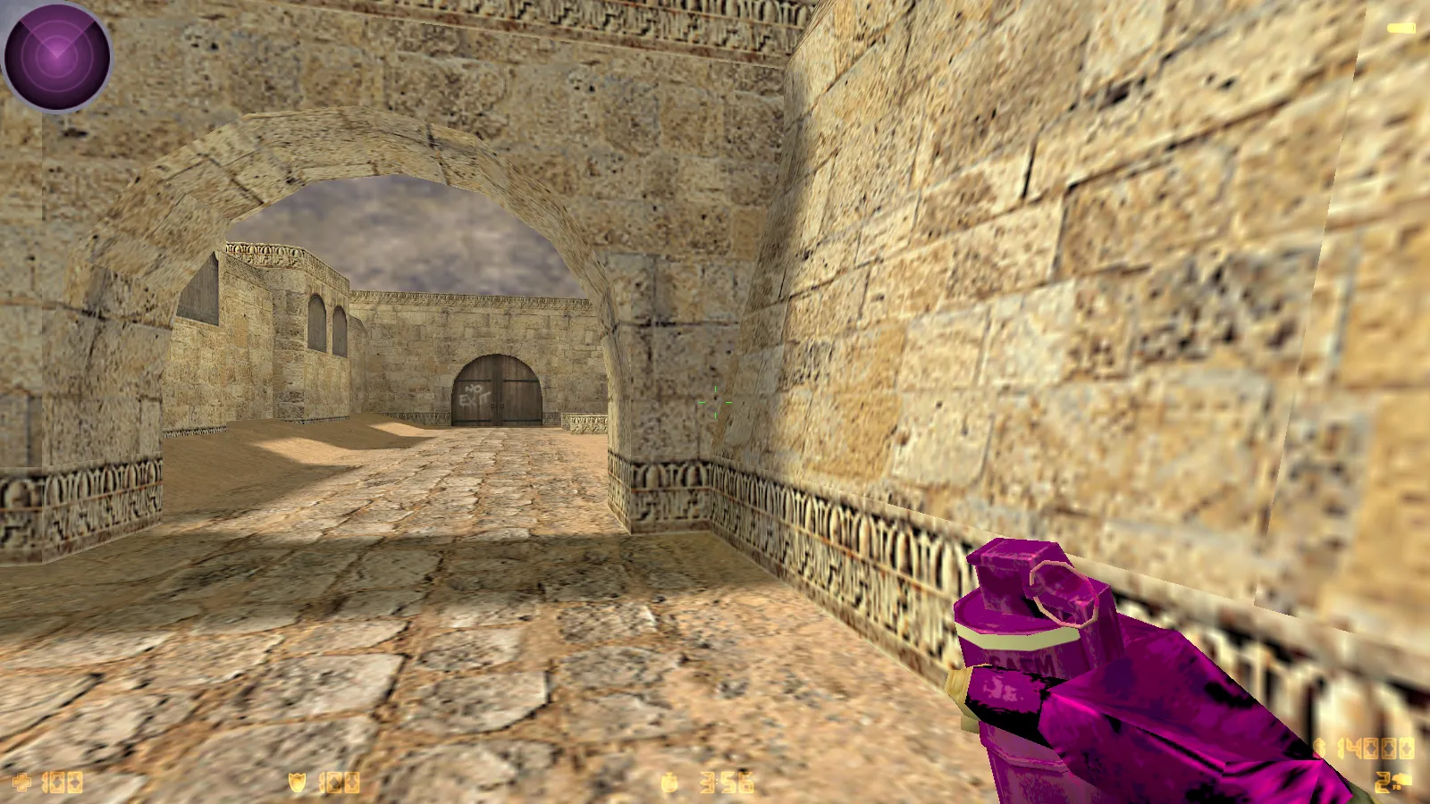 CS 1.6 Bubble Gum сборка: розово-фиолетовые скины, меню-тема, музыка, радар и оптимизированный config.cfg — скриншот 30