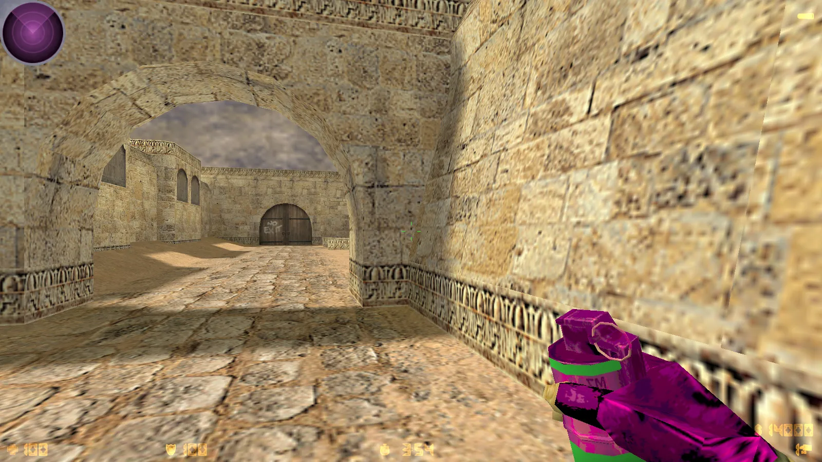 CS 1.6 Bubble Gum сборка: розово-фиолетовые скины, меню-тема, музыка, радар и оптимизированный config.cfg — скриншот 31