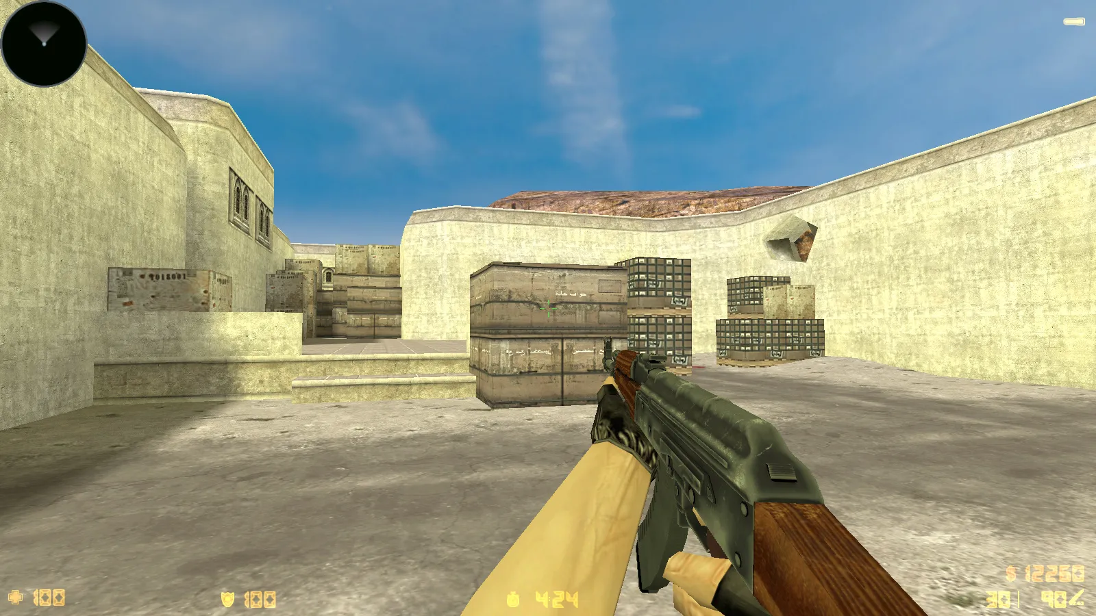 Скачать CS 1.6 CS:GO Mod: сборка с моделями v_/p_/w_, осмотром F, скинами и стабильным FPS - Скриншот