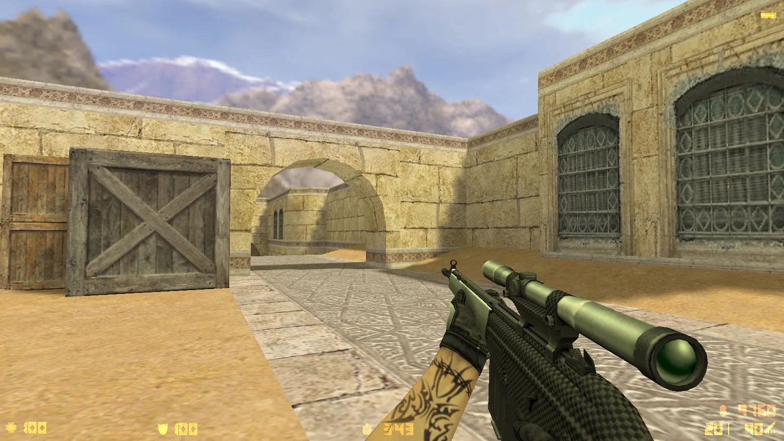 CS 1.6 Карбон: сборка с 9 апгрейдами, карбоновые скины, серое меню, обновленные звуки и музыка, прицел, радар — скриншот 13