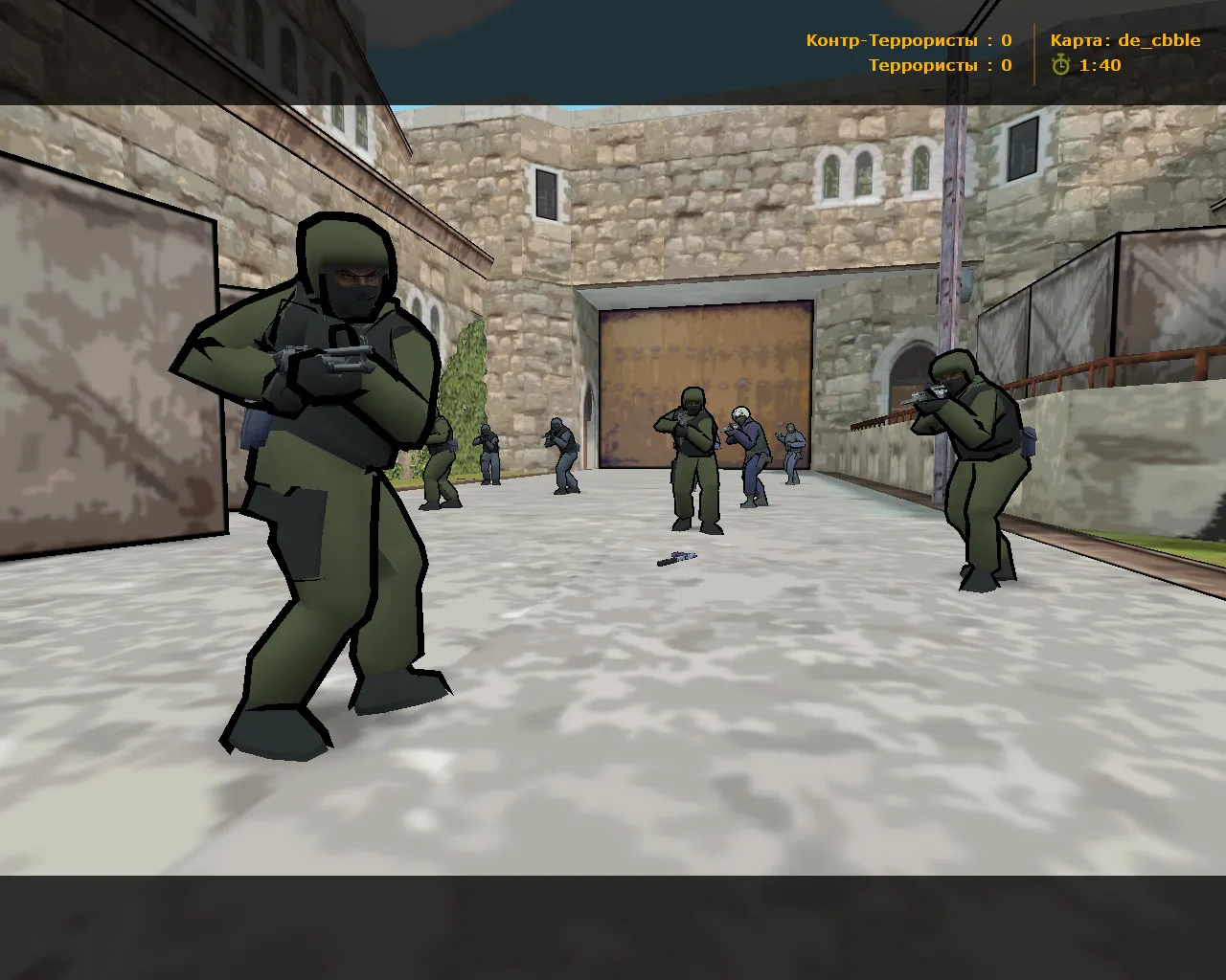 CS 1.6 Мультяшная: cel-shaded модели, графика и оптимизированный config.cfg для чистой игры — скриншот 12