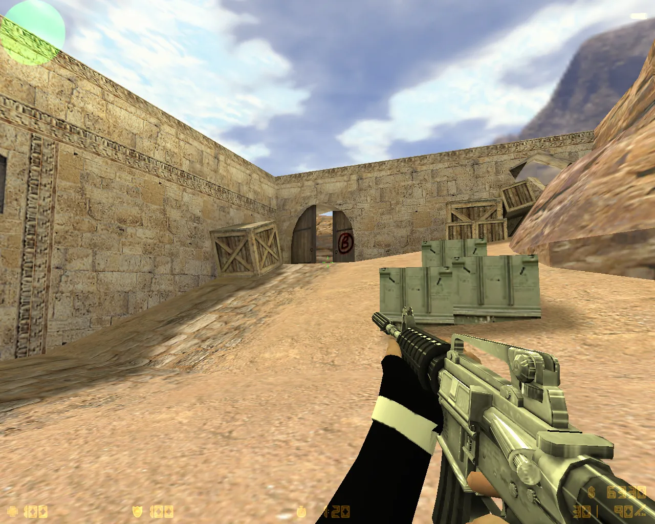 CS 1.6 «Хром» — сборка CS 1.6 с 27 хром-моделями оружия, темным меню и оптимизированным конфигом — скриншот 6