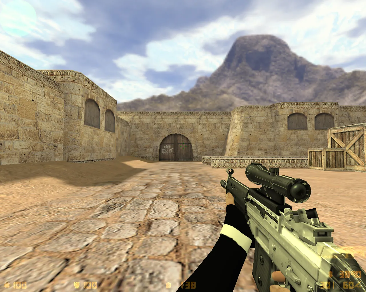 CS 1.6 «Хром» — сборка CS 1.6 с 27 хром-моделями оружия, темным меню и оптимизированным конфигом — скриншот 22