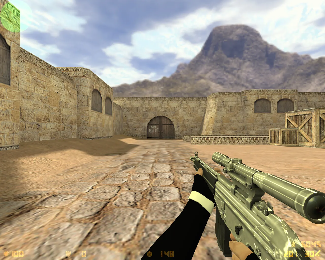 CS 1.6 «Хром» — сборка CS 1.6 с 27 хром-моделями оружия, темным меню и оптимизированным конфигом — скриншот 23