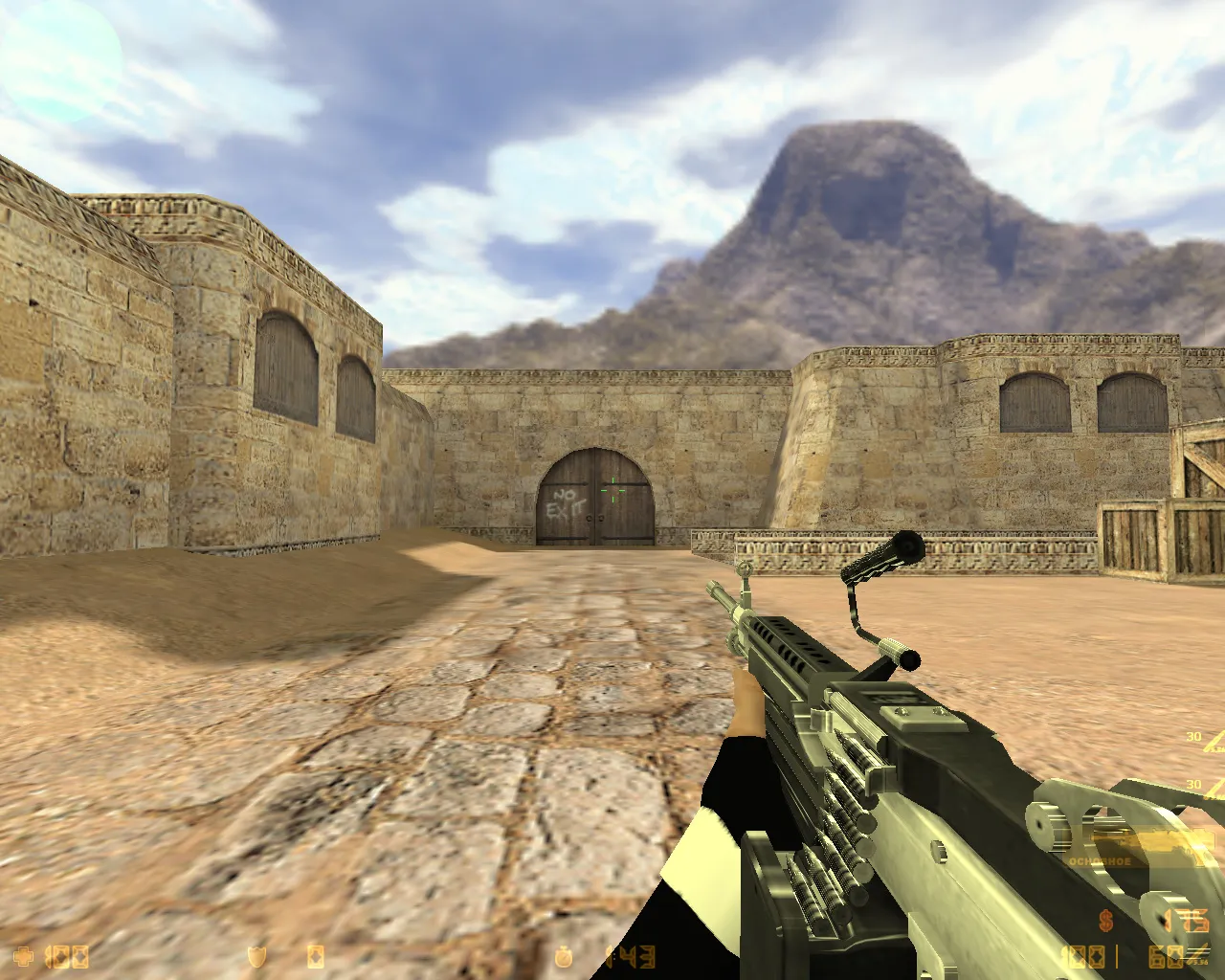 CS 1.6 «Хром» — сборка CS 1.6 с 27 хром-моделями оружия, темным меню и оптимизированным конфигом — скриншот 24