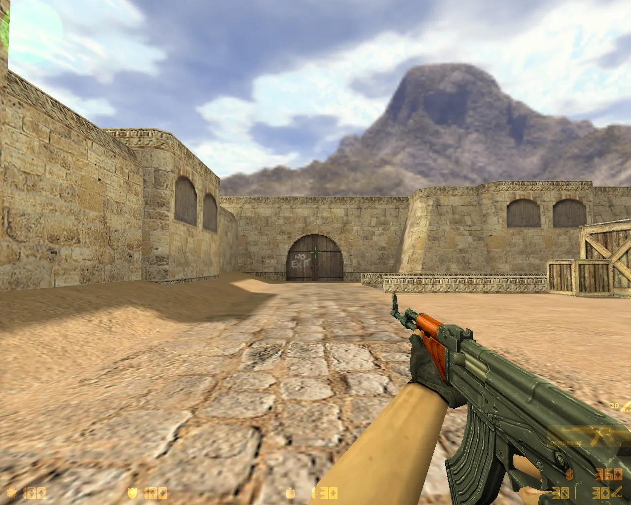 Скачать CS 1.6 Classic HD: HD модели оружия v_, p_, w_, графика, звуки, меню и оптимизированный конфиг - Скриншот