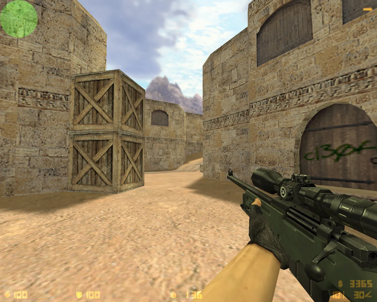 Скачать CS 1.6 Classic HD: HD модели оружия v_, p_, w_, графика, звуки, меню и оптимизированный конфиг - Скриншот