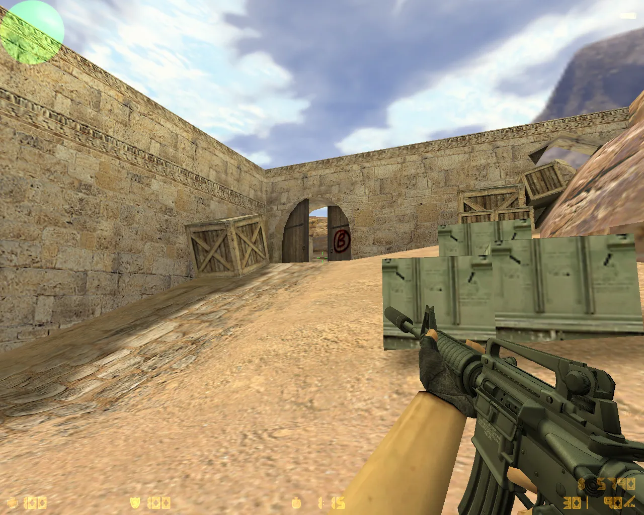 CS 1.6 Classic HD: HD модели оружия v_, p_, w_, графика, звуки, меню и оптимизированный конфиг — скриншот 6