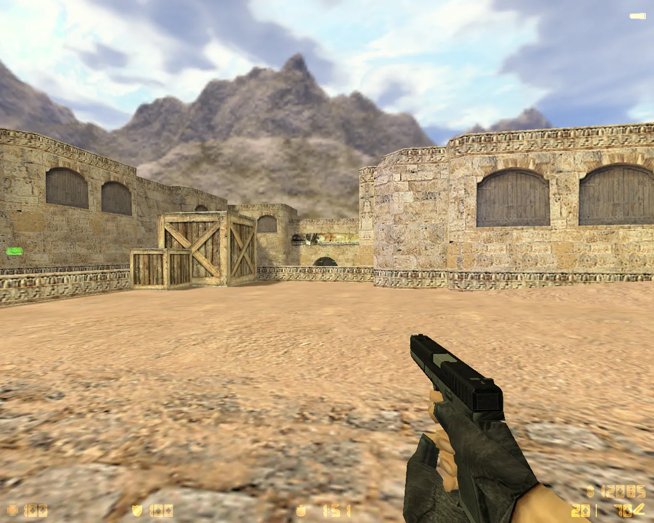 CS 1.6 Classic HD: HD модели оружия v_, p_, w_, графика, звуки, меню и оптимизированный конфиг — скриншот 9