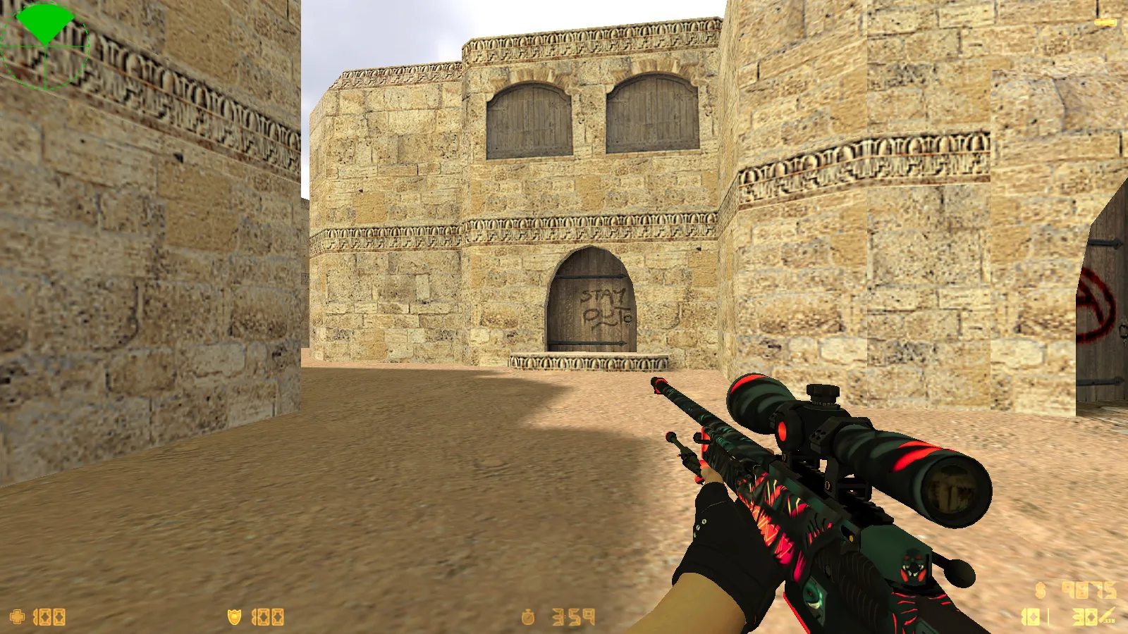 CS 1.6 Cool HD: 10 обновлений, 30 скинов оружия, звуки и меню в HD стиле — скриншот 6