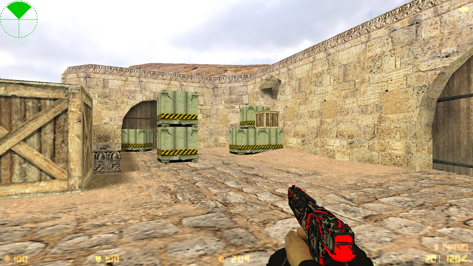 CS 1.6 Cool HD: 10 обновлений, 30 скинов оружия, звуки и меню в HD стиле — скриншот 9