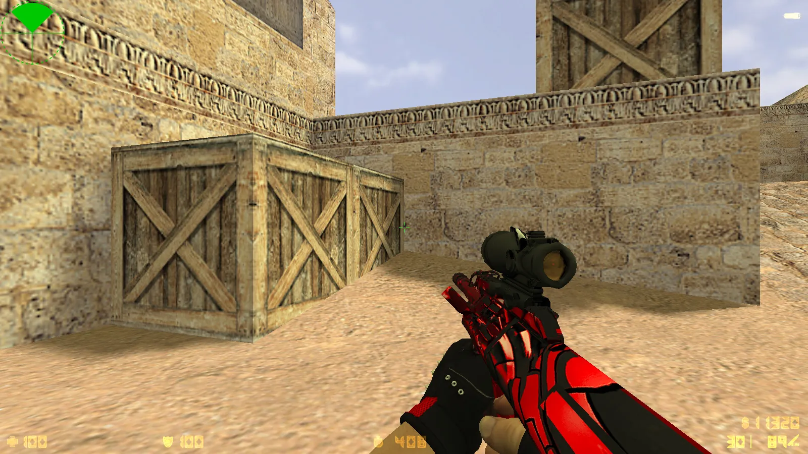 CS 1.6 Cool HD: 10 обновлений, 30 скинов оружия, звуки и меню в HD стиле — скриншот 12