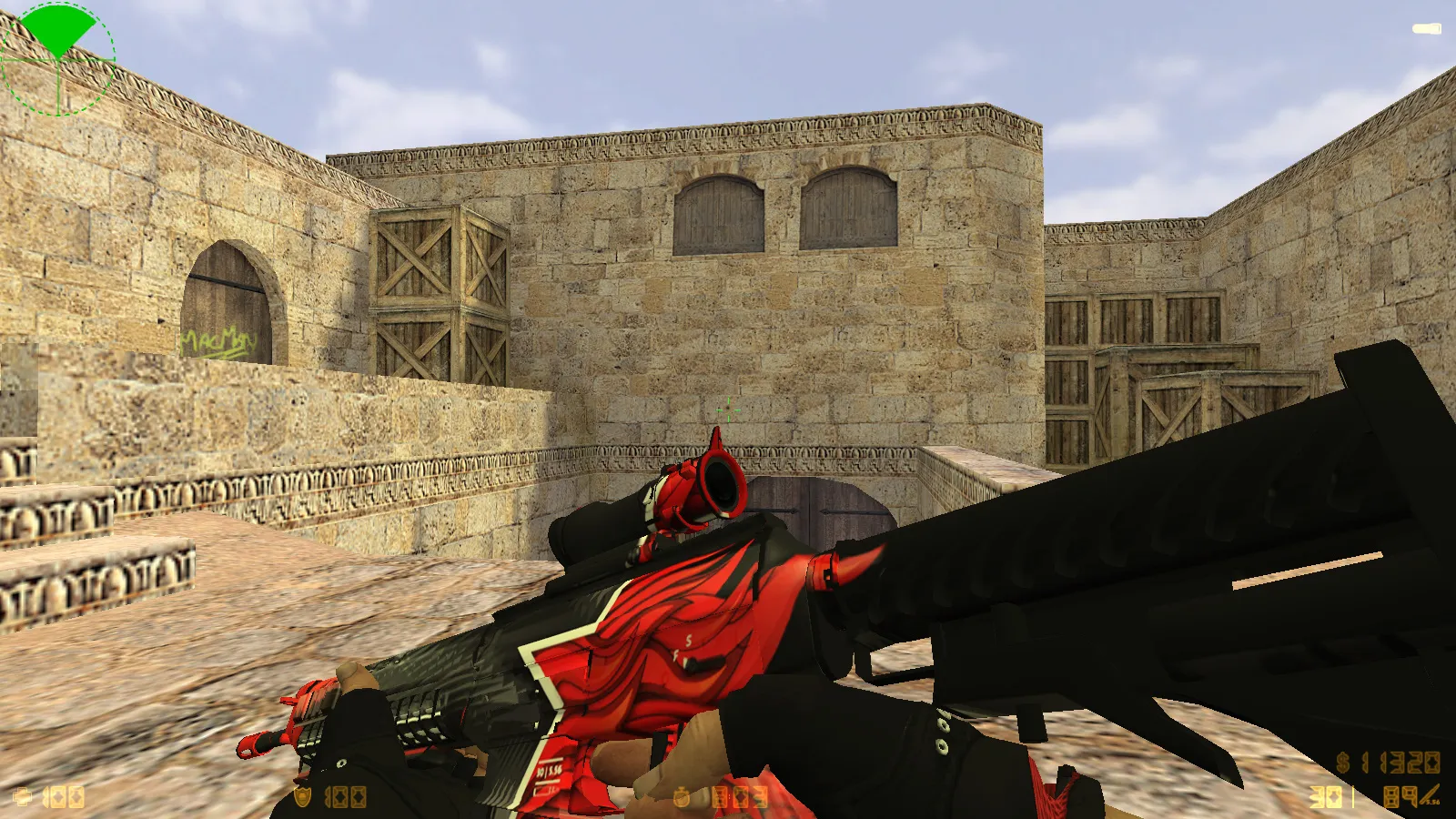 CS 1.6 Cool HD: 10 обновлений, 30 скинов оружия, звуки и меню в HD стиле — скриншот 13