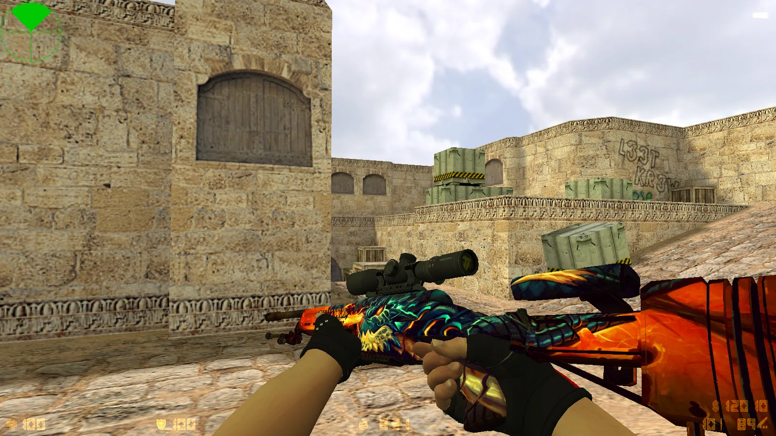 CS 1.6 Cool HD: 10 обновлений, 30 скинов оружия, звуки и меню в HD стиле — скриншот 14