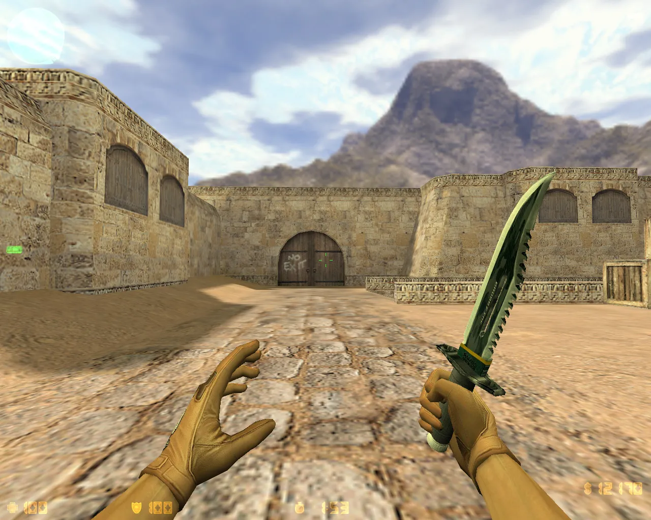Скачать CS 1.6 CrossFire — сборка с модами Crossfire: модели оружия v_/p_/w_, темное меню, музыка, радар, значок - Скриншот