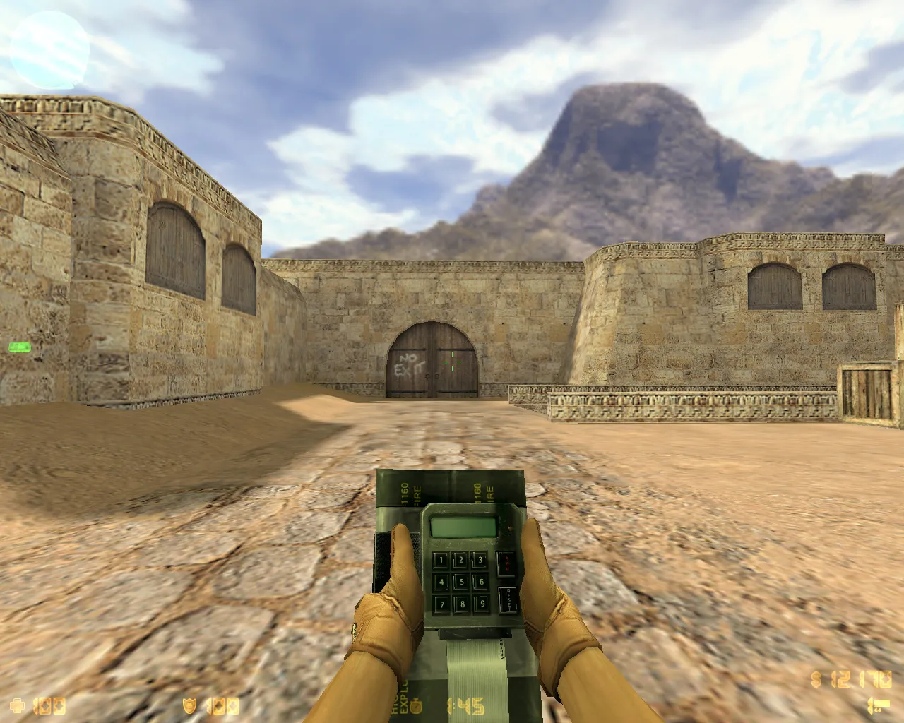 CS 1.6 CrossFire — сборка с модами Crossfire: модели оружия v_/p_/w_, темное меню, музыка, радар, значок — скриншот 11