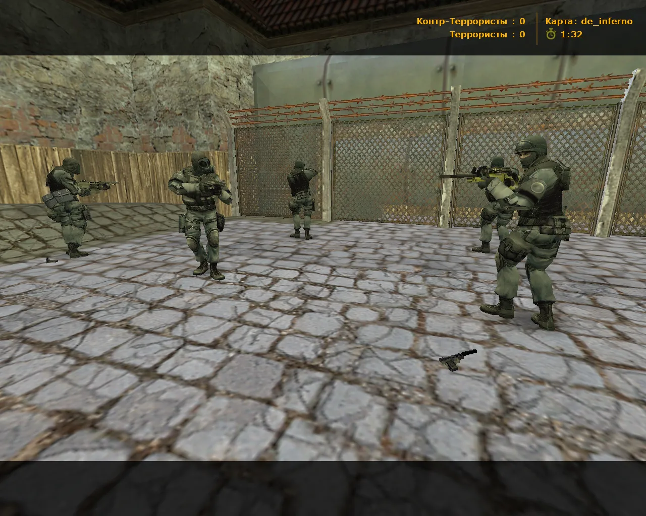 CS 1.6 CrossFire — сборка с модами Crossfire: модели оружия v_/p_/w_, темное меню, музыка, радар, значок — скриншот 12