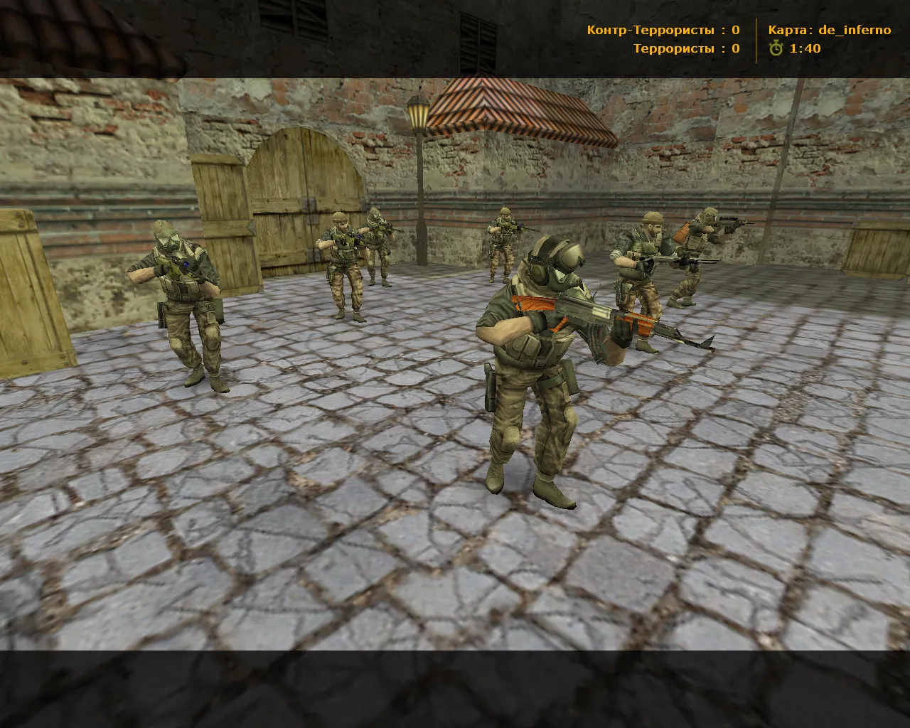 CS 1.6 CrossFire — сборка с модами Crossfire: модели оружия v_/p_/w_, темное меню, музыка, радар, значок — скриншот 13