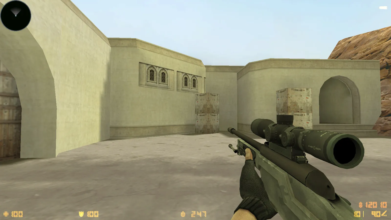 CS 1.6 CRY — сборка с 29 скинами оружия, темным меню, звуками, оптимизированным конфигом и графикой — скриншот 14