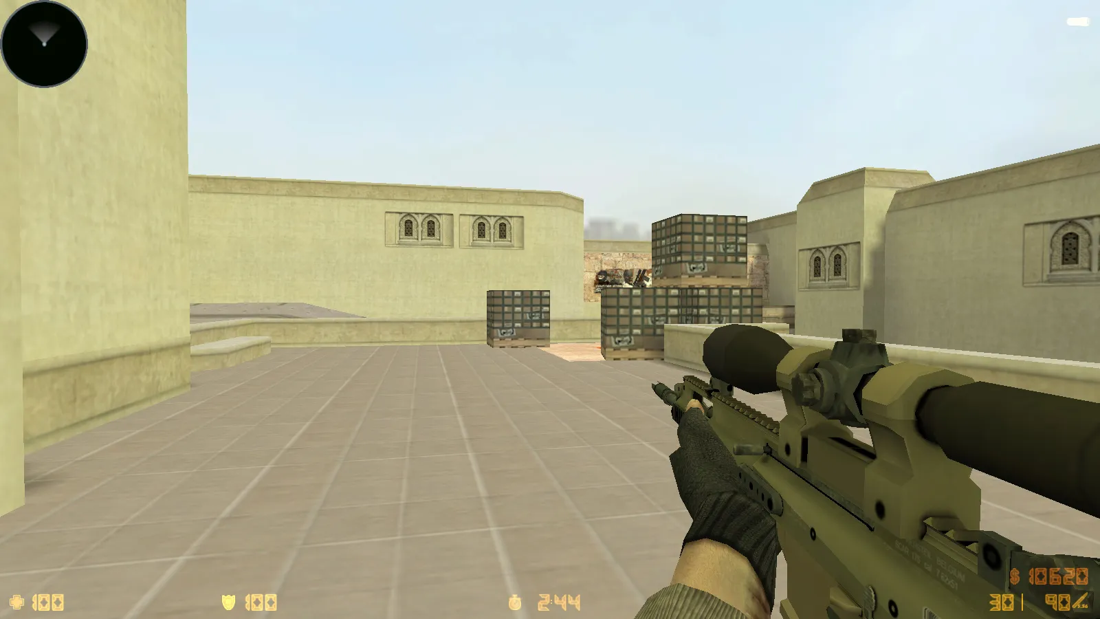 CS 1.6 CRY — сборка с 29 скинами оружия, темным меню, звуками, оптимизированным конфигом и графикой — скриншот 15