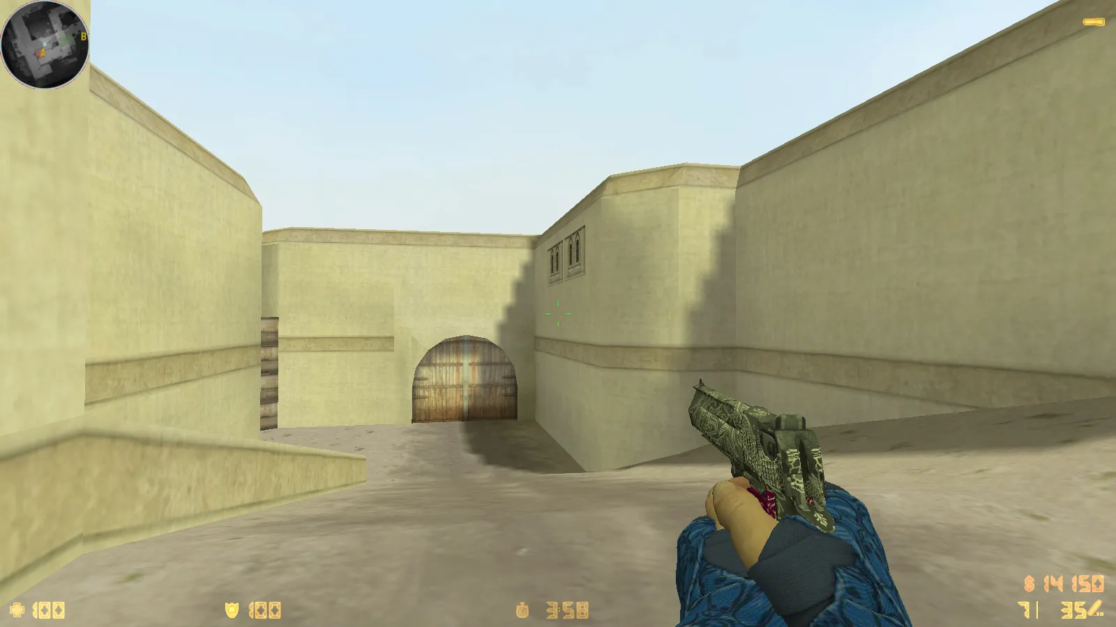 CS 1.6 Danger Zone — скины, графика и оптимизированный конфиг: 30 оружейных скинов, звуки, меню и прицел — скриншот 7