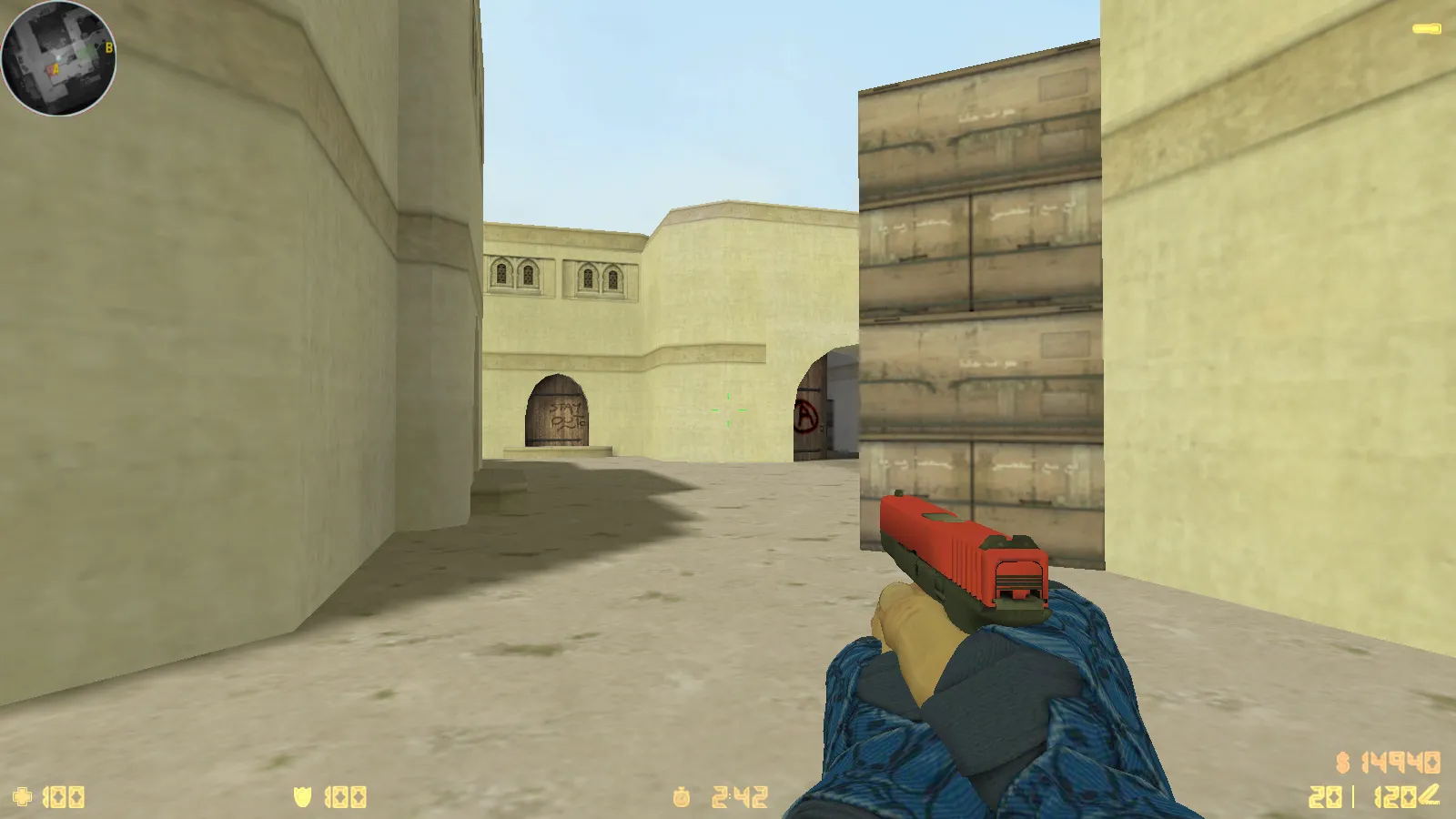 CS 1.6 Danger Zone — скины, графика и оптимизированный конфиг: 30 оружейных скинов, звуки, меню и прицел — скриншот 9