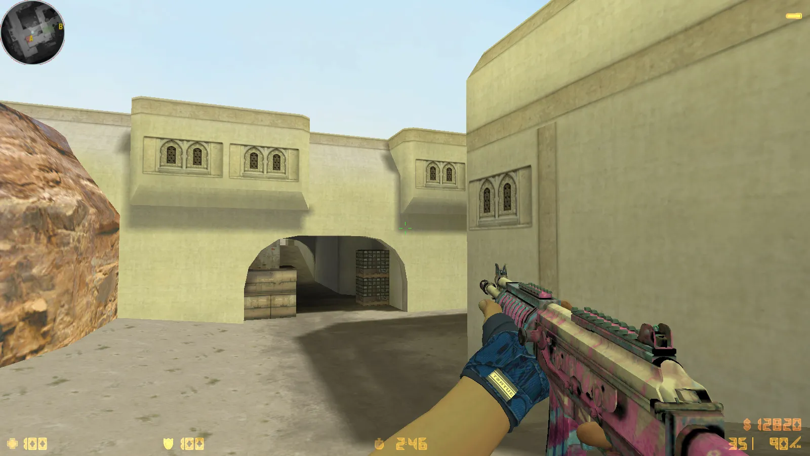CS 1.6 Danger Zone — скины, графика и оптимизированный конфиг: 30 оружейных скинов, звуки, меню и прицел — скриншот 11
