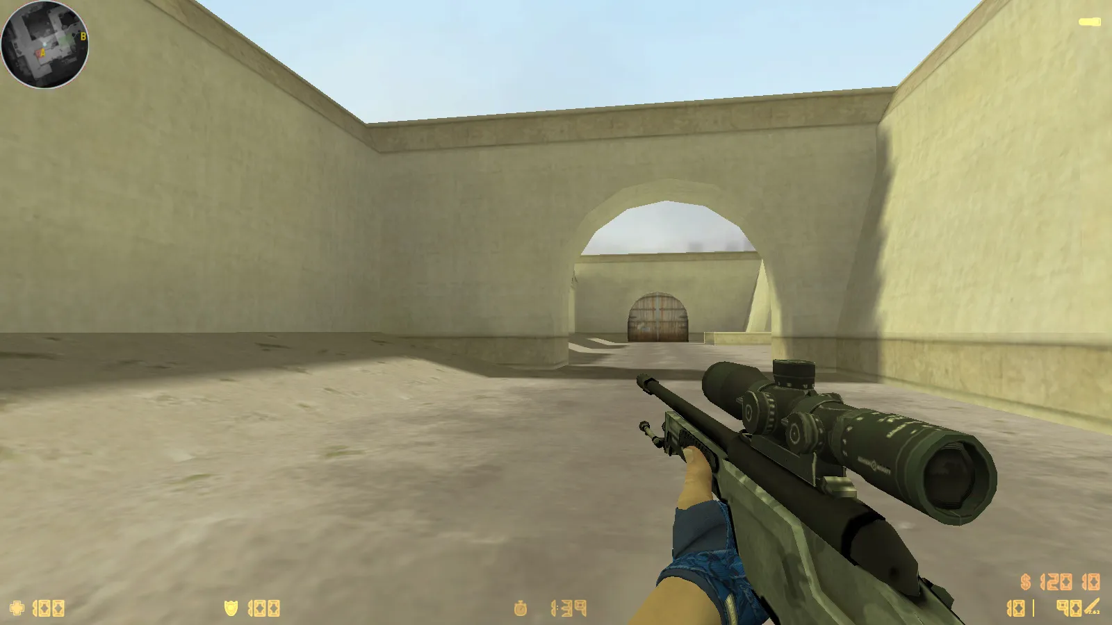 CS 1.6 Danger Zone — скины, графика и оптимизированный конфиг: 30 оружейных скинов, звуки, меню и прицел — скриншот 14