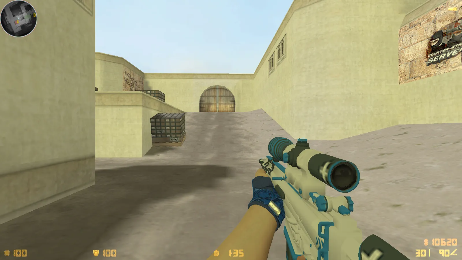 CS 1.6 Danger Zone — скины, графика и оптимизированный конфиг: 30 оружейных скинов, звуки, меню и прицел — скриншот 15