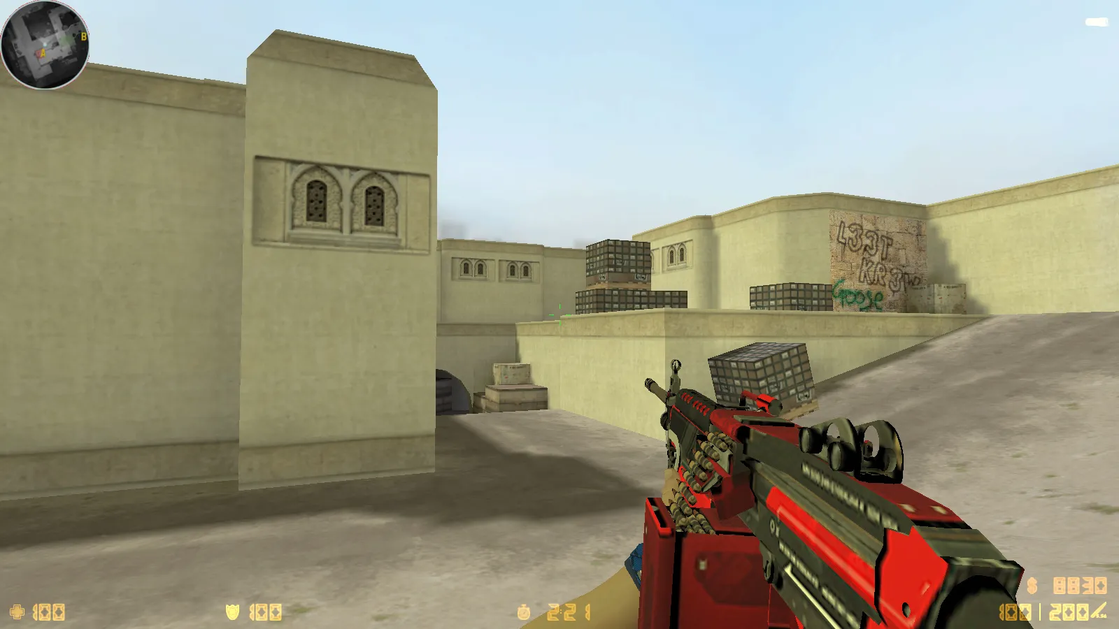 CS 1.6 Danger Zone — скины, графика и оптимизированный конфиг: 30 оружейных скинов, звуки, меню и прицел — скриншот 17