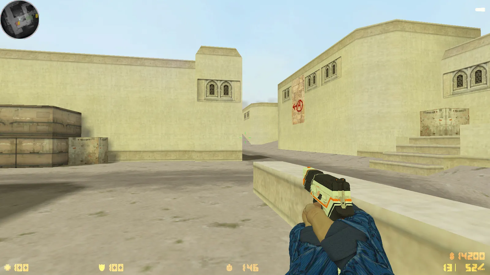 CS 1.6 Danger Zone — скины, графика и оптимизированный конфиг: 30 оружейных скинов, звуки, меню и прицел — скриншот 18