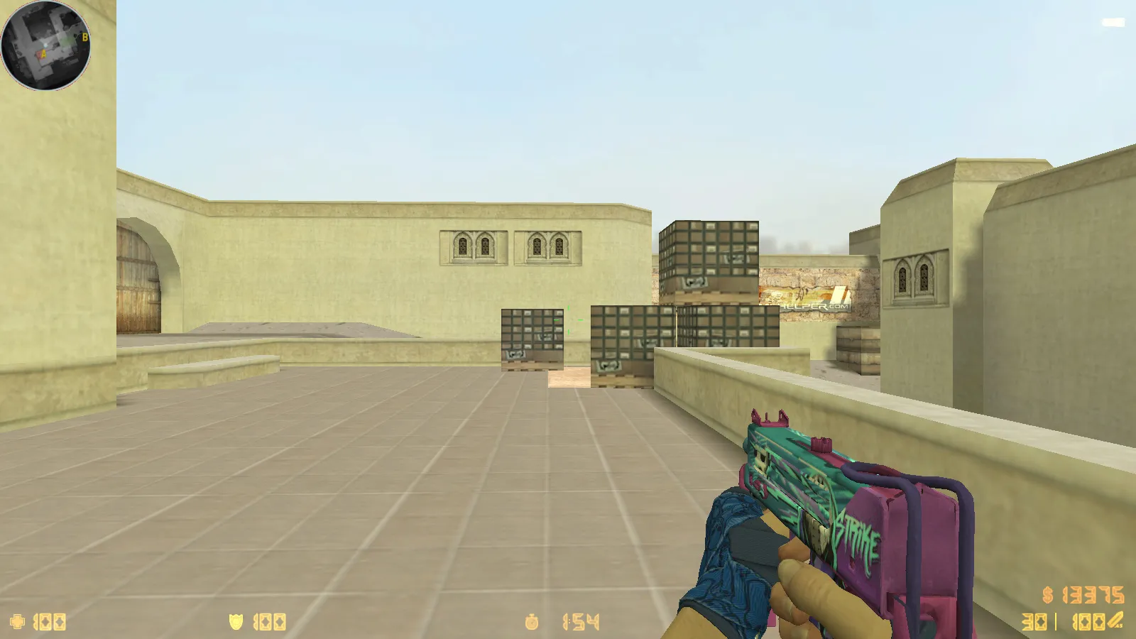CS 1.6 Danger Zone — скины, графика и оптимизированный конфиг: 30 оружейных скинов, звуки, меню и прицел — скриншот 24