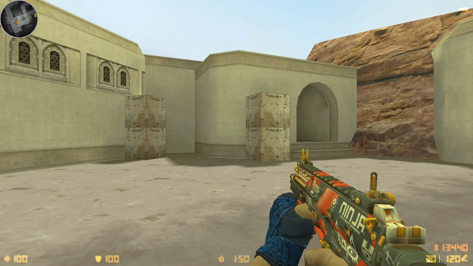 CS 1.6 Danger Zone — скины, графика и оптимизированный конфиг: 30 оружейных скинов, звуки, меню и прицел — скриншот 25
