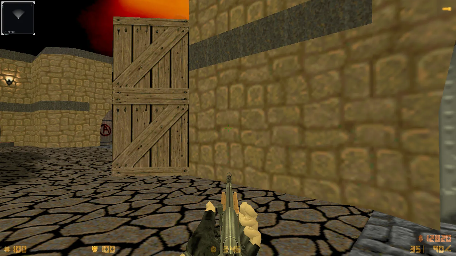 CS 1.6 Doom — тематическая сборка с 11 новшествами: оружие по центру, думгаи за Т и CT, темное меню и оптимизированный конфиг — скриншот 11