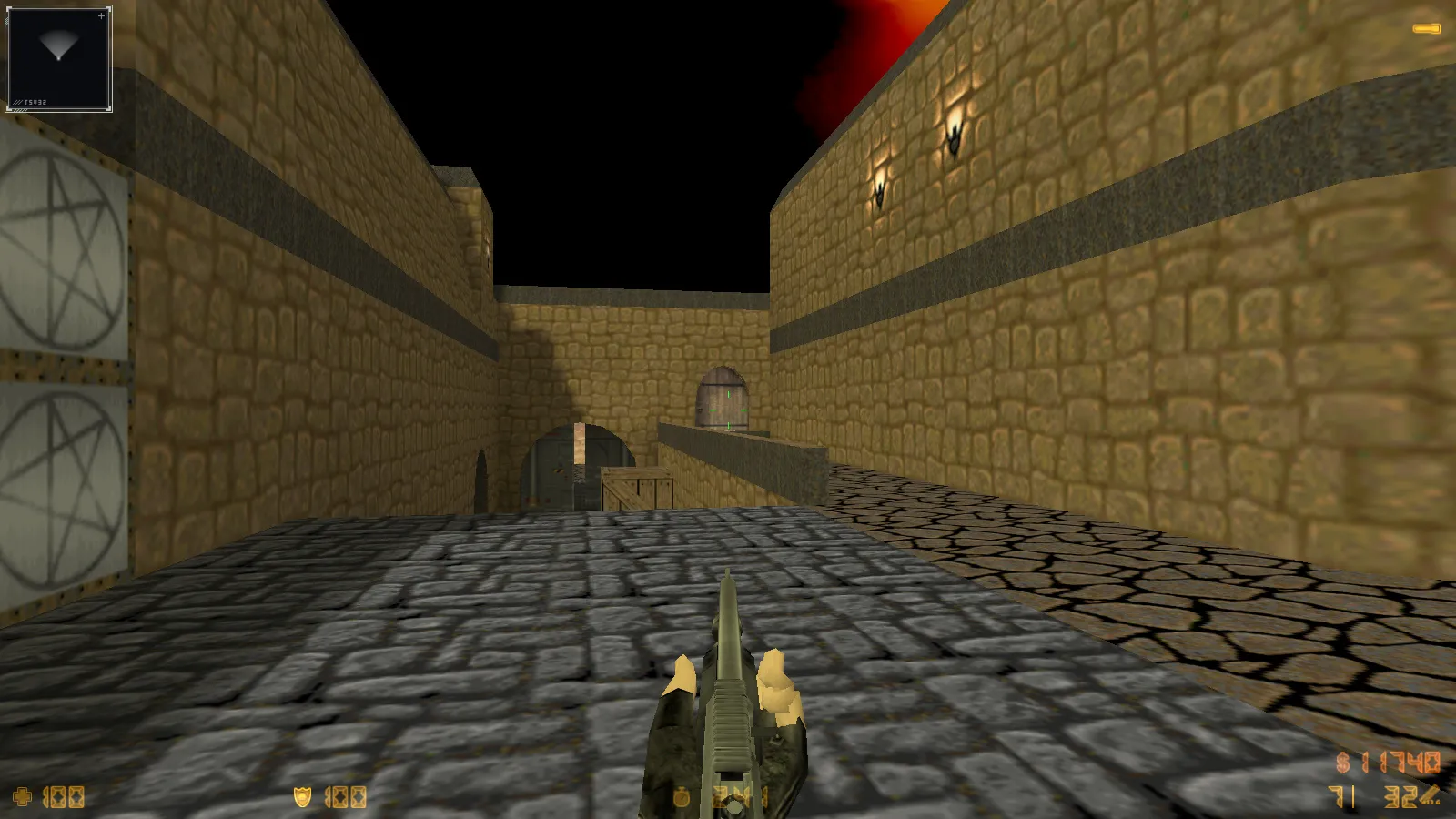 CS 1.6 Doom — тематическая сборка с 11 новшествами: оружие по центру, думгаи за Т и CT, темное меню и оптимизированный конфиг — скриншот 22