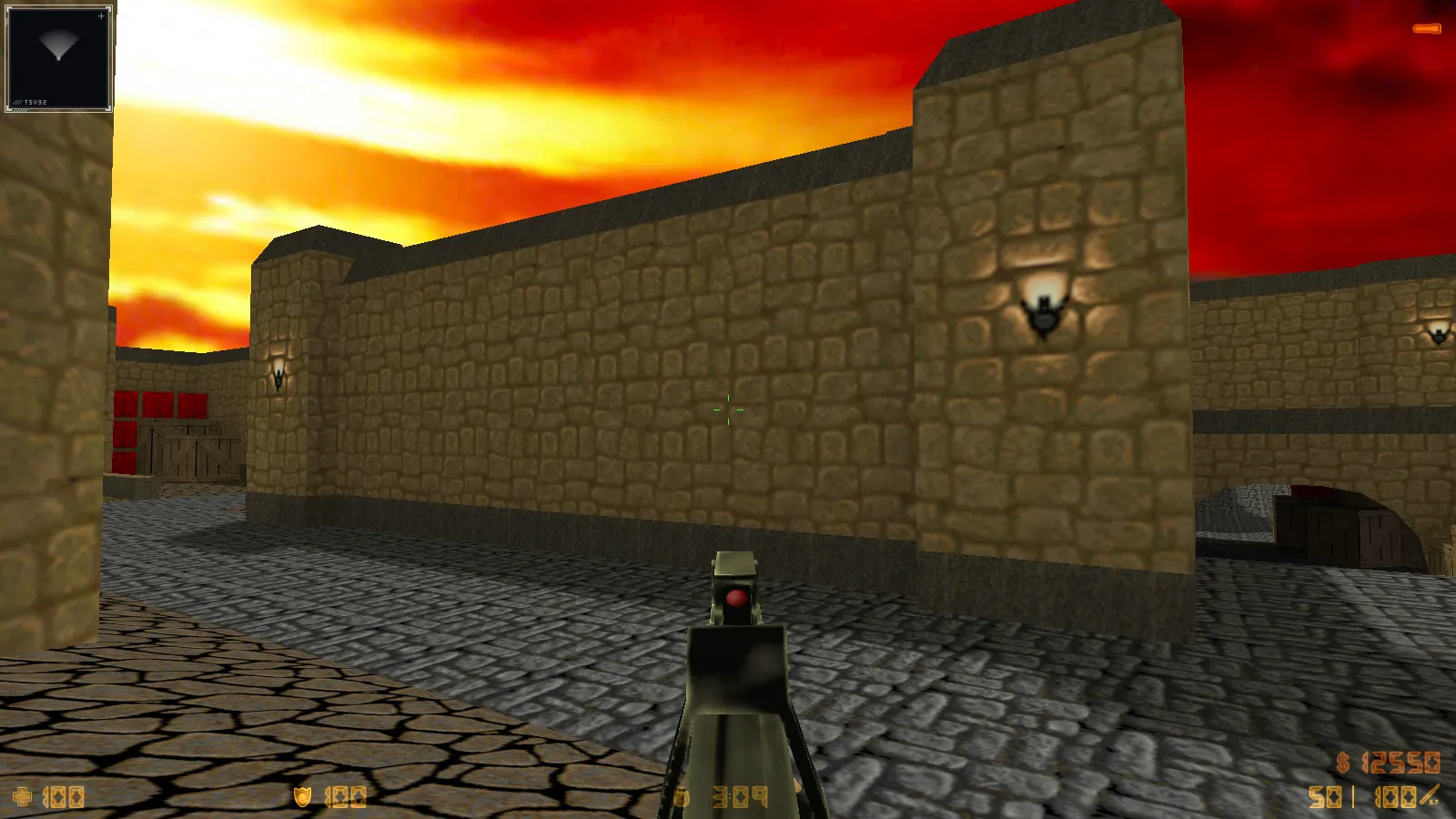 CS 1.6 Doom — тематическая сборка с 11 новшествами: оружие по центру, думгаи за Т и CT, темное меню и оптимизированный конфиг — скриншот 27