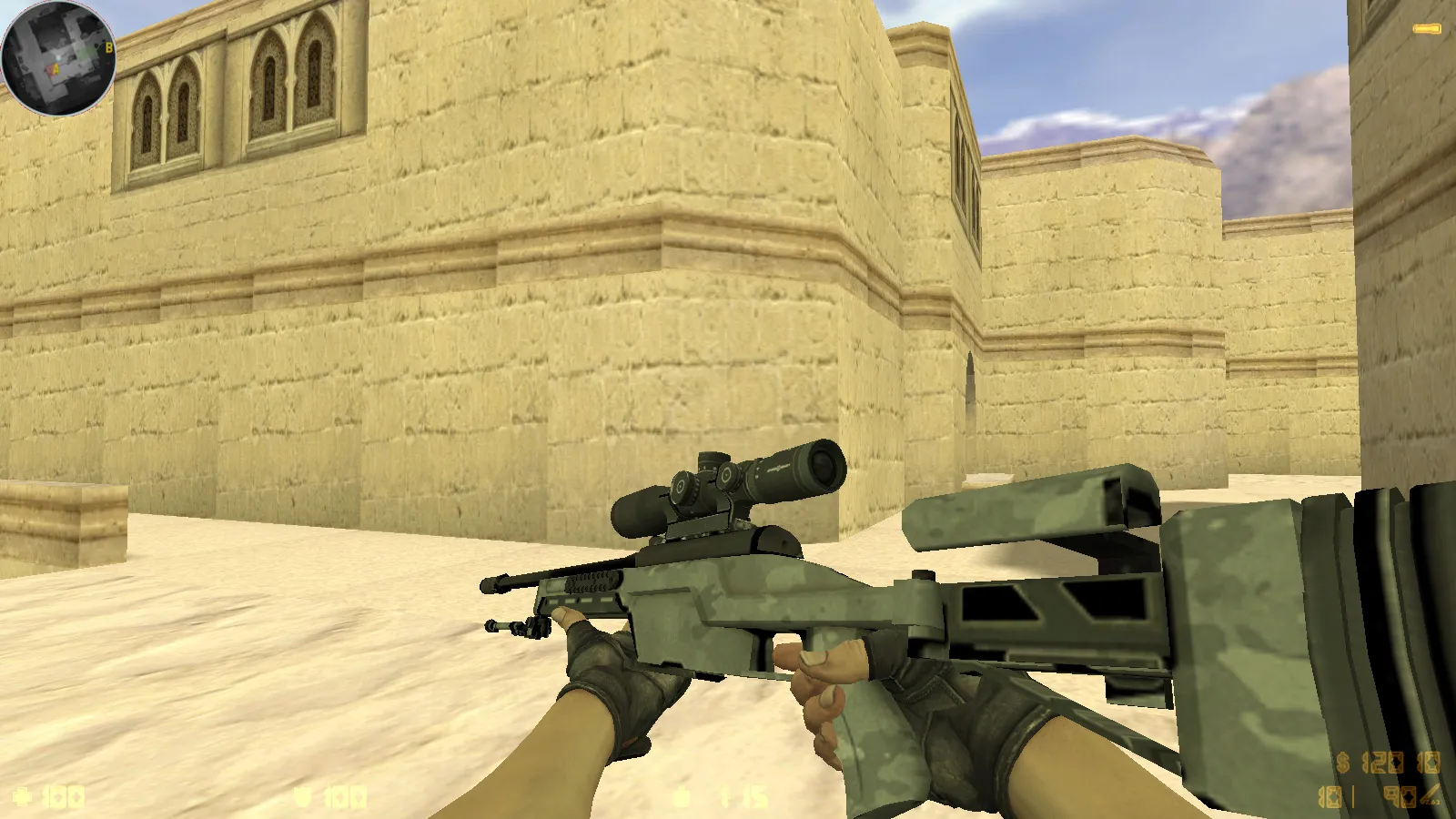 CS 1.6 Dragon World — сборка с 9 правками, скины на оружии, черное меню, звуки, текстуры и оптимизированный config.cfg — скриншот 14