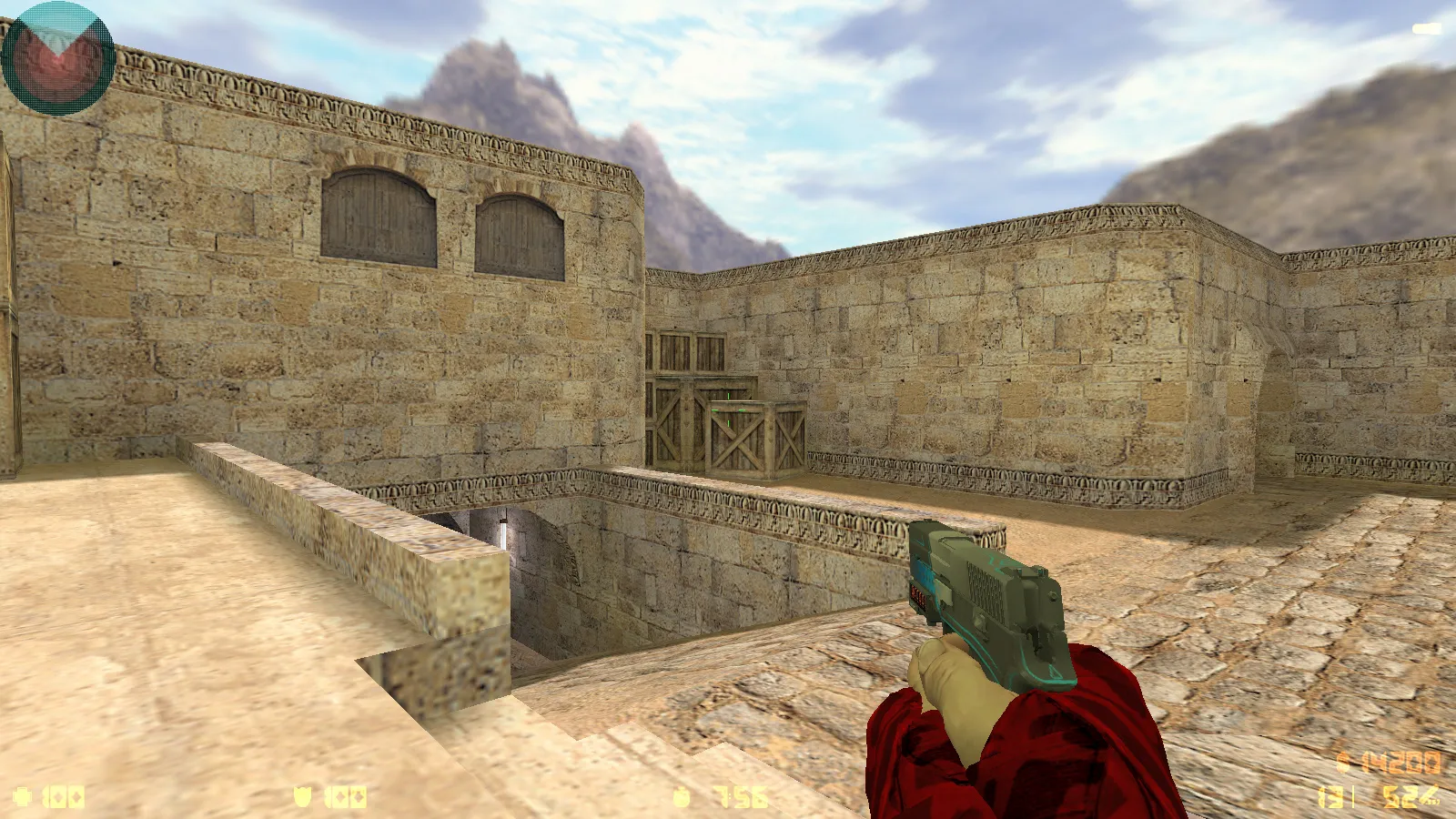 CS 1.6 DreamHack: скины оружия v_ p_ w_, красно-синие модели, темное меню и оптимизированный конфиг — скриншот 18