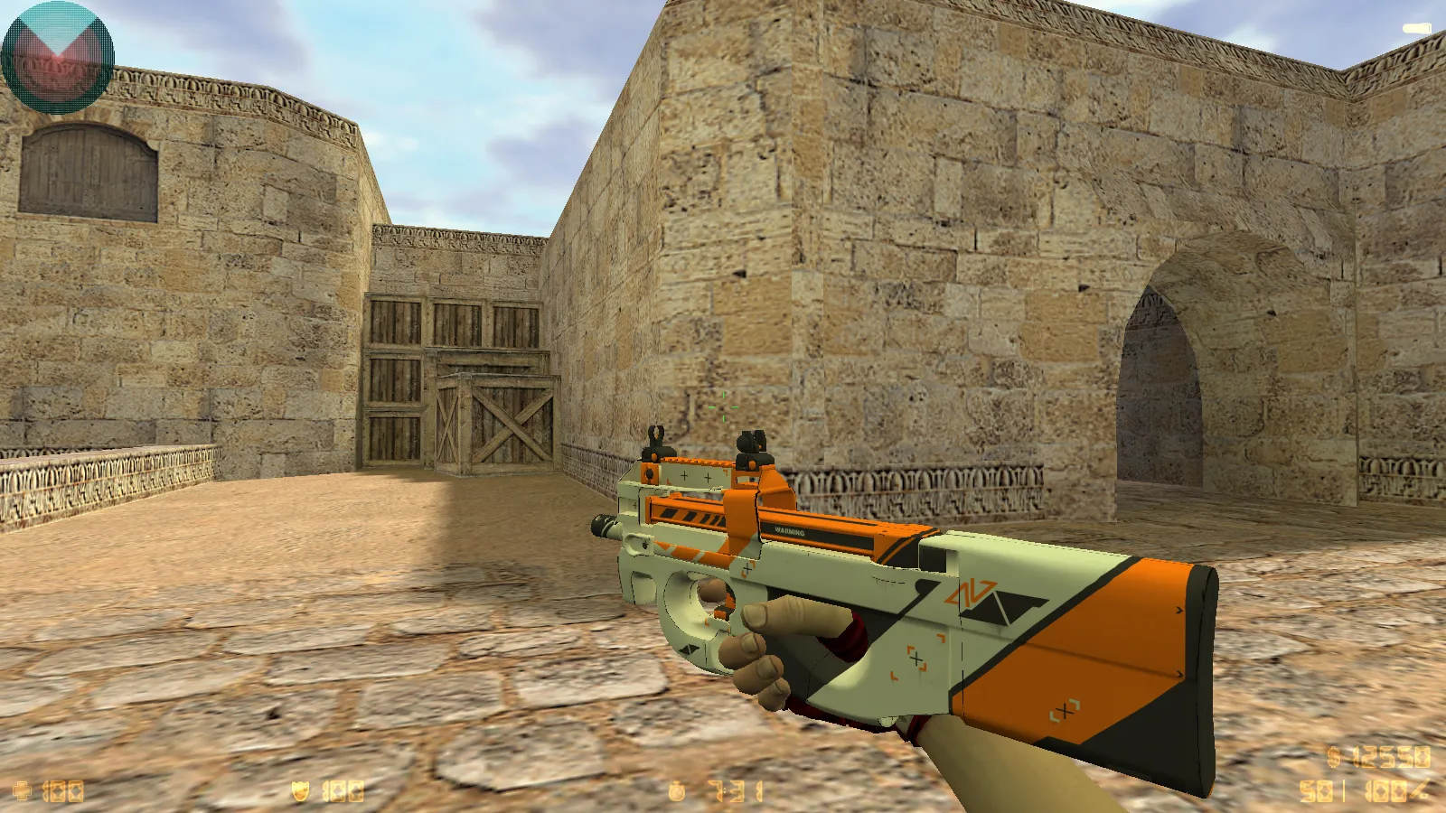 CS 1.6 DreamHack: скины оружия v_ p_ w_, красно-синие модели, темное меню и оптимизированный конфиг — скриншот 27