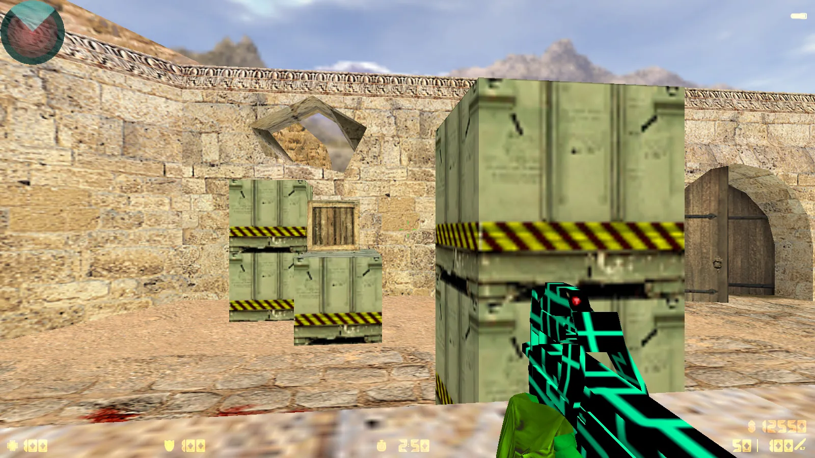 CS 1.6 Electro — сборка со скинами оружия, голубой темой меню, звуками и оптимальным config.cfg — скриншот 27