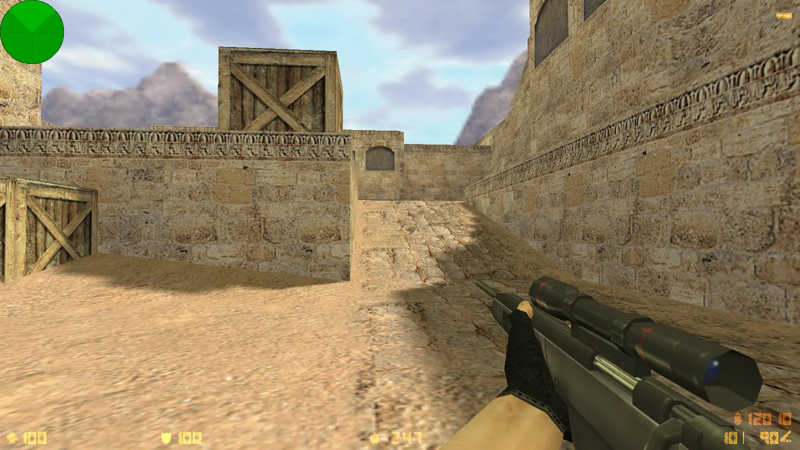 CS 1.6 ESC-Gaming: сборка с 6 апгрейдами, улучшенные текстуры оружия v_/p_/w_, скины CT/T и оптимизированный config.cfg — скриншот 14